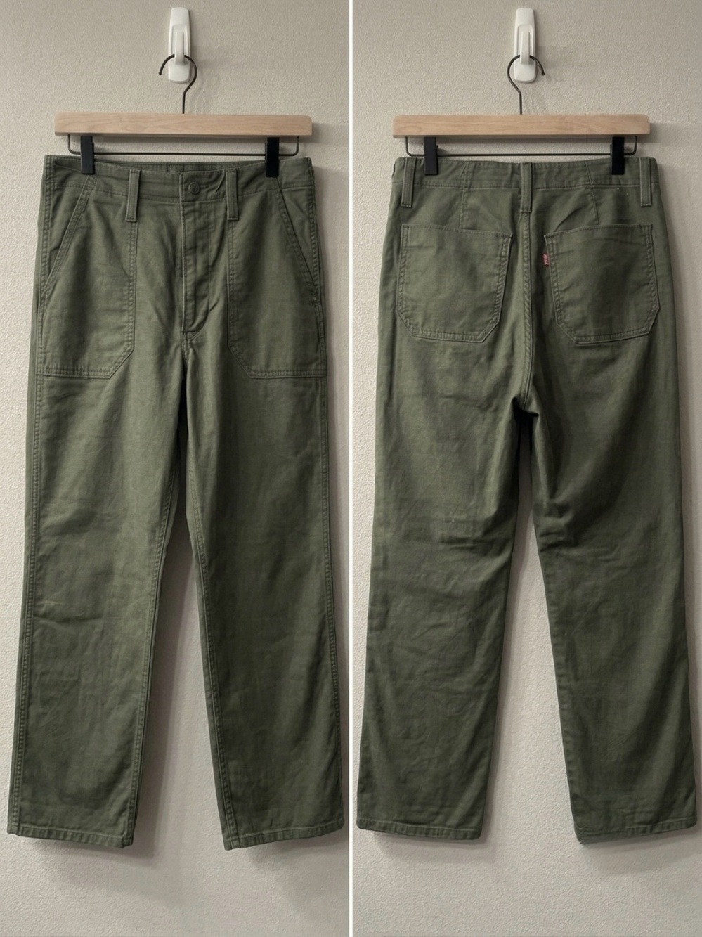 Levi Women’s Olive Green Straight-Leg Pants - 29